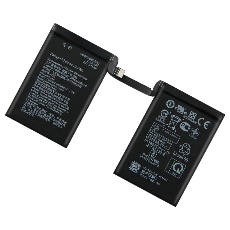 6000mAh Battery Replacement For ASUS ROG Phone 5 / 5s Pro ZS673KS I005DA I005DB C21P2001 - Others by PMC Jewellery | Online Shopping South Africa | PMC Jewellery | Buy Now Pay Later Mobicred