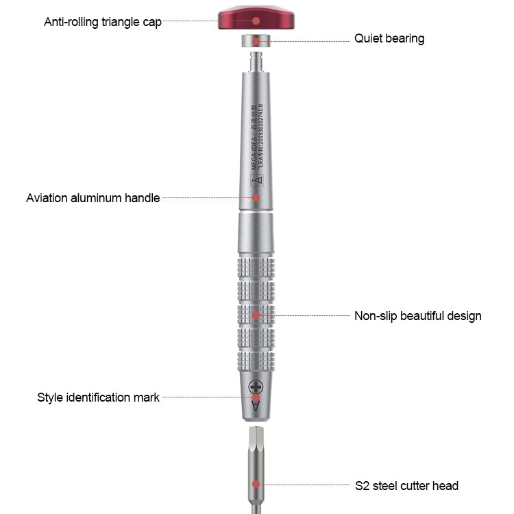 S2 Hollow Cross Tip Middle Bezel Phone Repair Precision Screwdriver - Screwdriver by PMC TechLife | Online Shopping South Africa | PMC TechLife | Buy Now Pay Later Mobicred