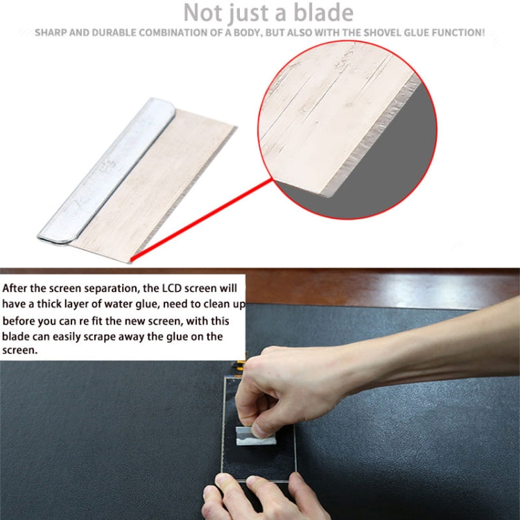 Glue Remover Squeegee Sticker Cleaner Plastic Handle Scraper(Orange) - free shipping - PMC TechLife - Order now!