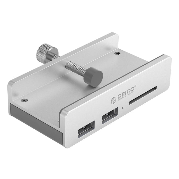 ORICO MH2AC-U3 Clip-type 2 Ports USB3.0 HUB with SD Card Reader - USB 3.0 HUB by ORICO | Online Shopping South Africa | PMC Jewellery | Buy Now Pay Later Mobicred