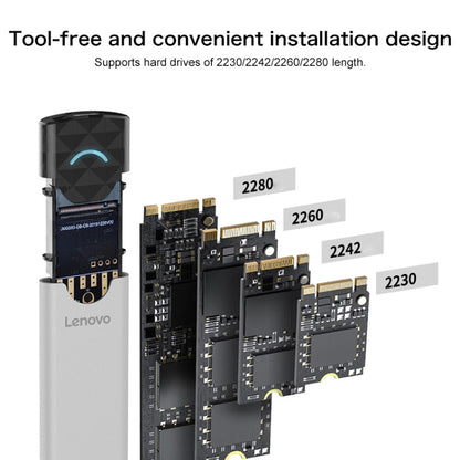 Lenovo M-01 M.2 NGFF Mobile Hard Disk Box - HDD Enclosure by Lenovo | Online Shopping South Africa | PMC Jewellery | Buy Now Pay Later Mobicred