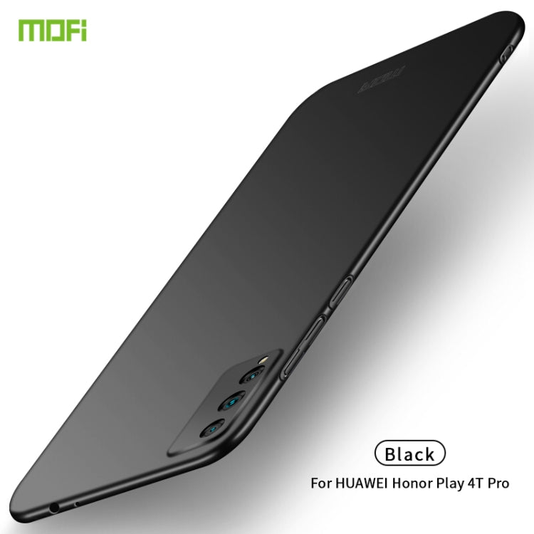 For Huawei Honor Play 4T Pro MOFI Frosted PC Ultra-thin Hard Case(Black) - Honor Cases by MOFI | Online Shopping South Africa | PMC TechLife | Buy Now Pay Later Mobicred