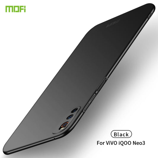 For Vivo iQOO Neo 3 MOFI Frosted PC Ultra-thin Hard Case(Black) - vivo Cases by MOFI | Online Shopping South Africa | PMC Jewellery