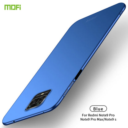 For Xiaomi RedMi Note9S/Note9Pro  MOFI Frosted PC Ultra-thin Hard C(Blue) - Xiaomi Cases by MOFI | Online Shopping South Africa | PMC Jewellery