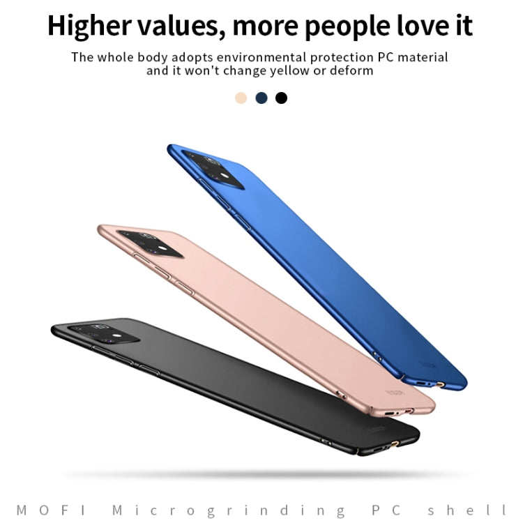 For Samsung Galaxy A91/S10Lite MOFI Frosted PC Ultra-thin Hard C(Blue) - Galaxy Phone Cases by MOFI | Online Shopping South Africa | PMC Jewellery