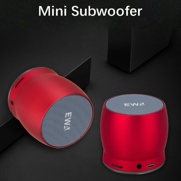 EWA A150 Portable Mini Bluetooth Speaker Wireless Hifi Stereo Strong Bass Music Boom Box Metal Subwoofer, Support Micro SD Card & 3.5mm AUX(Silver) - Desktop Speaker by EWA | Online Shopping South Africa | PMC Jewellery | Buy Now Pay Later Mobicred