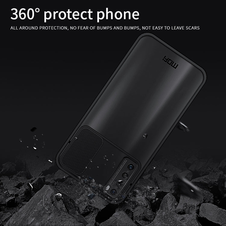 For Huawei nova 7 MOFI Xing Dun Series PC + TPU Anti-peep Waterproof And Anti-drop All-inclusive Protective Shell, Translucent Frosted(Green) - Huawei Cases by MOFI | Online Shopping South Africa | PMC Jewellery