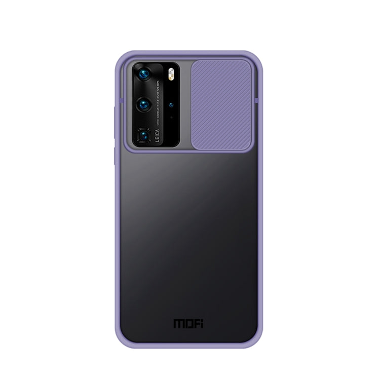 For Huawei P40 Pro MOFI Xing Dun Series PC + TPU Anti-peep Waterproof And Anti-drop All-inclusive Protective Shell, Translucent Frosted(Purple) - Huawei Cases by MOFI | Online Shopping South Africa | PMC Jewellery