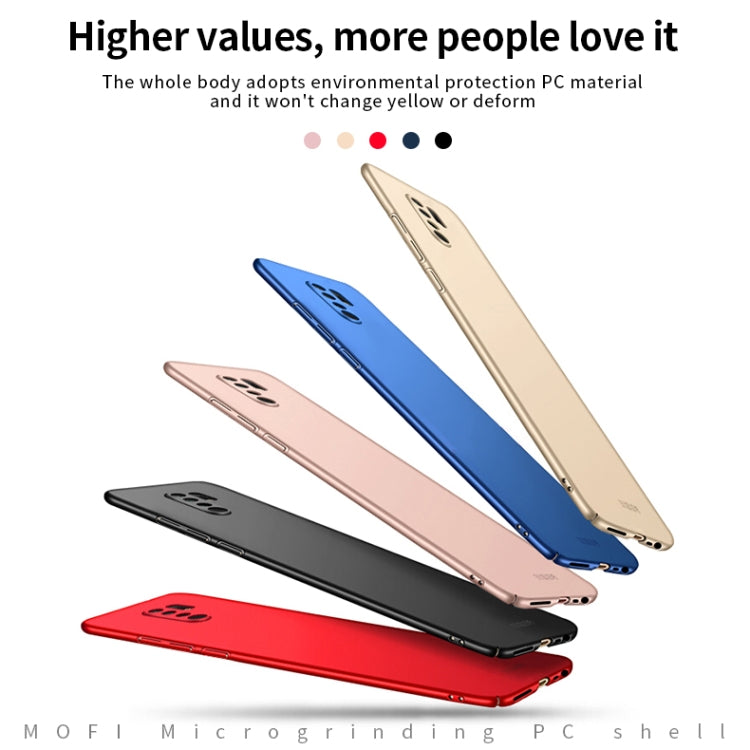 For Xiaomi Redmi 9 MOFI Frosted PC Ultra-thin Hard Case(Black) - Xiaomi Cases by MOFI | Online Shopping South Africa | PMC TechLife | Buy Now Pay Later Mobicred