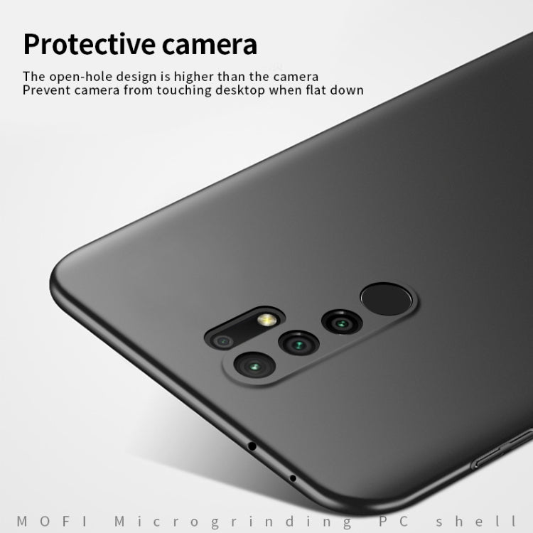 For Xiaomi Redmi 9 MOFI Frosted PC Ultra-thin Hard Case(Black) - Xiaomi Cases by MOFI | Online Shopping South Africa | PMC TechLife | Buy Now Pay Later Mobicred