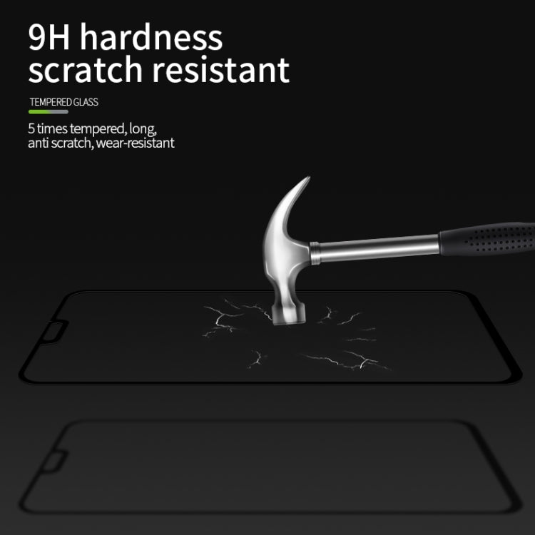 For Huawei Honor 9X Lite MOFI 9H 2.5D Full Screen Tempered Glass Film(Black) - Honor Tempered Glass by MOFI | Online Shopping South Africa | PMC TechLife | Buy Now Pay Later Mobicred