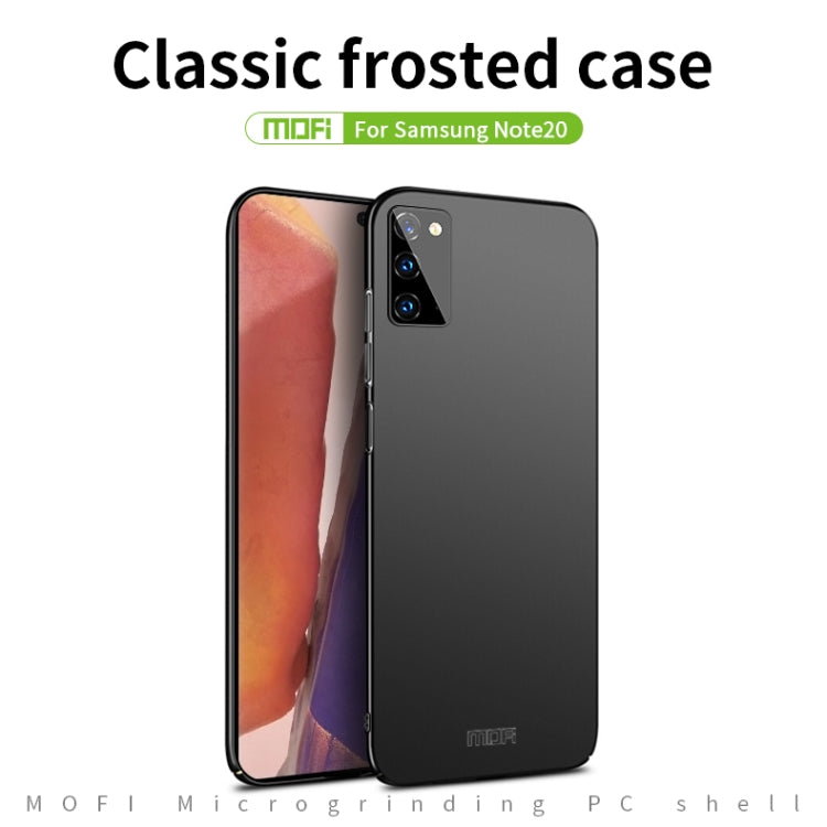 For Samsung Galaxy Note20 MOFI Frosted PC Ultra-thin Hard Case(Black) - Galaxy Note20 Cases by MOFI | Online Shopping South Africa | PMC TechLife | Buy Now Pay Later Mobicred