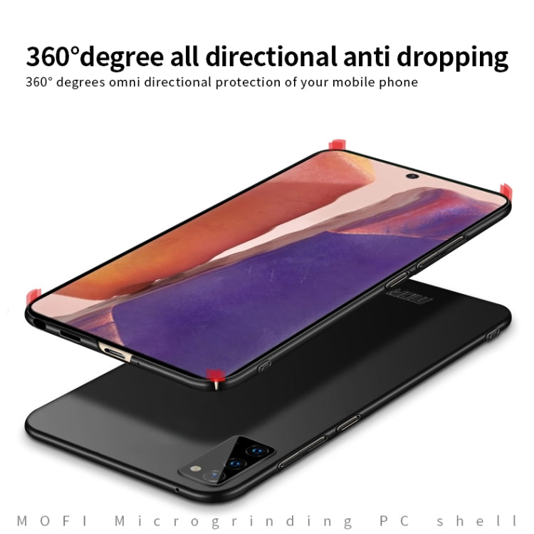For Samsung Galaxy Note20 MOFI Frosted PC Ultra-thin Hard Case(Black) - Galaxy Note20 Cases by MOFI | Online Shopping South Africa | PMC TechLife | Buy Now Pay Later Mobicred