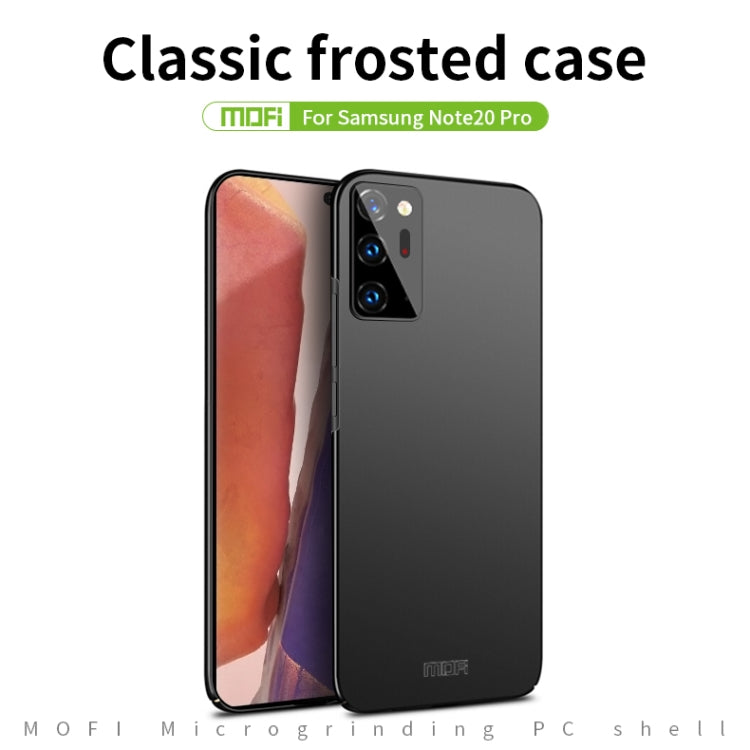 For Samsung Galaxy Note20 Ultra MOFI Frosted PC Ultra-thin Hard Case(Blue) - Galaxy Note20 Ultra Cases by MOFI | Online Shopping South Africa | PMC TechLife | Buy Now Pay Later Mobicred