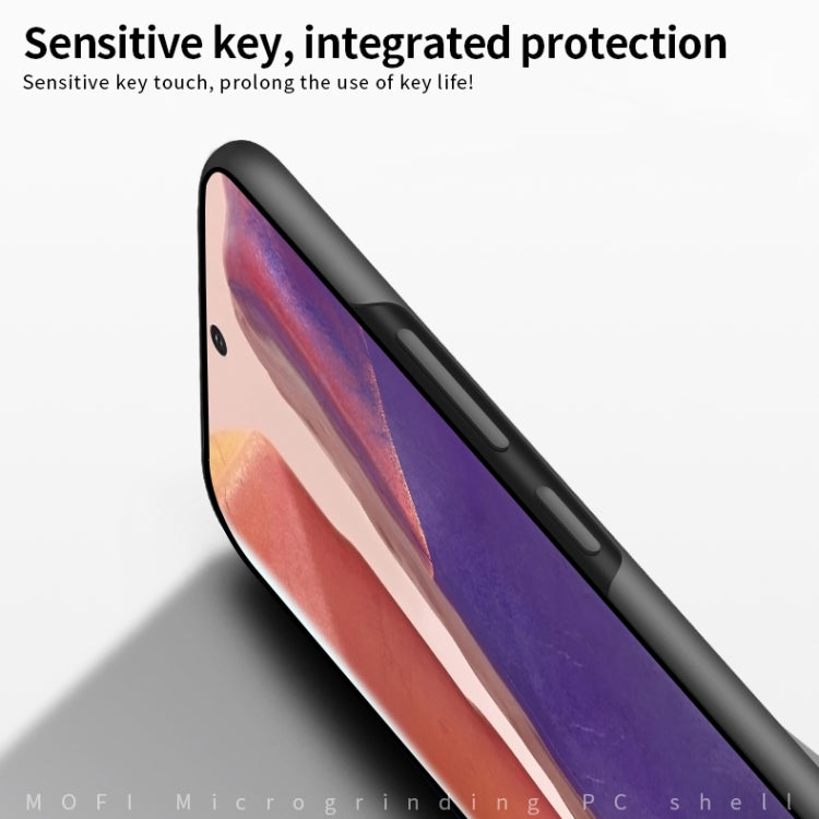 For Samsung Galaxy Note20 Ultra MOFI Frosted PC Ultra-thin Hard Case(Blue) - Galaxy Note20 Ultra Cases by MOFI | Online Shopping South Africa | PMC TechLife | Buy Now Pay Later Mobicred
