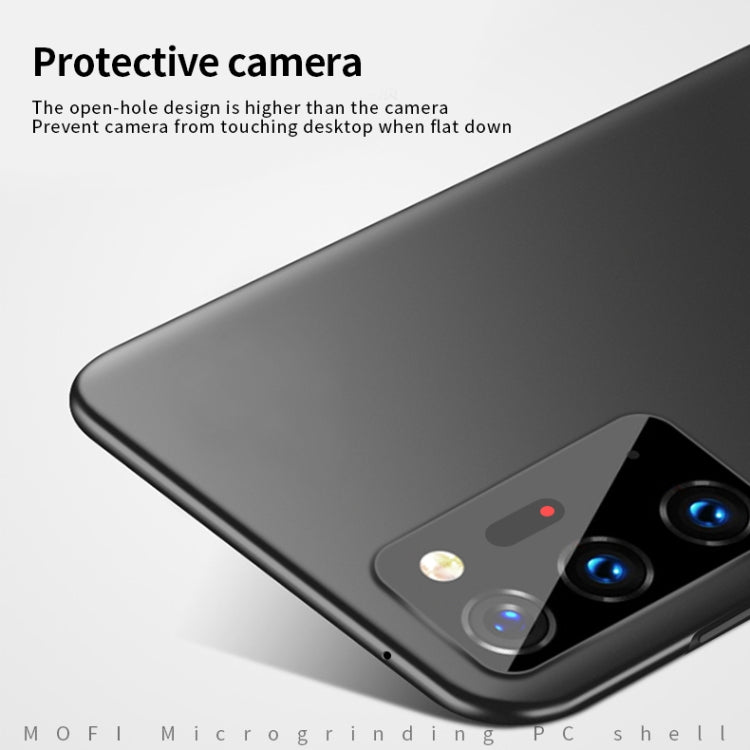 For Samsung Galaxy Note20 Ultra MOFI Frosted PC Ultra-thin Hard Case(Blue) - Galaxy Note20 Ultra Cases by MOFI | Online Shopping South Africa | PMC TechLife | Buy Now Pay Later Mobicred