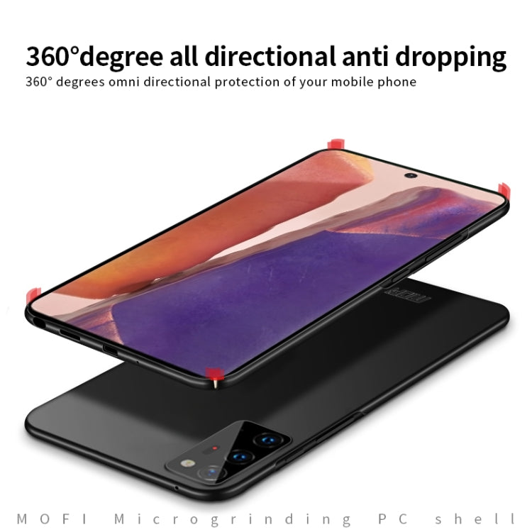 For Samsung Galaxy Note20 Ultra MOFI Frosted PC Ultra-thin Hard Case(Blue) - Galaxy Note20 Ultra Cases by MOFI | Online Shopping South Africa | PMC TechLife | Buy Now Pay Later Mobicred