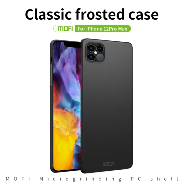 For iPhone 12 Pro Max MOFI Frosted PC Ultra-thin Hard Case(Gold) - free shipping - PMC TechLife - Order now!