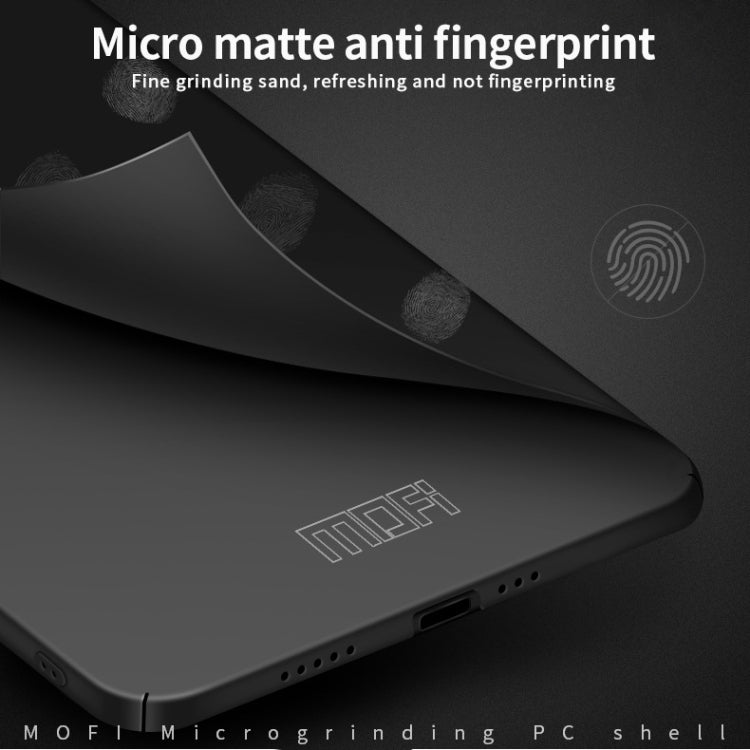 For iPhone 12 / 12 Pro MOFI Frosted PC Ultra-thin Hard Case(Blue) - iPhone 12 / 12 Pro Cases by MOFI | Online Shopping South Africa | PMC TechLife | Buy Now Pay Later Mobicred