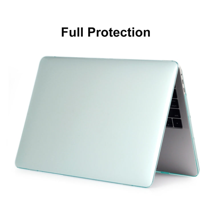 ENKAY Hat-Prince 3 in 1 For MacBook Pro 13 inch A2289 / A2251 (2020) Crystal Hard Shell Protective Case + US Version Ultra-thin TPU Keyboard Protector Cover + Anti-dust Plugs Set(Green) - MacBook Pro Cases by ENKAY | Online Shopping South Africa | PMC Jewellery | Buy Now Pay Later Mobicred