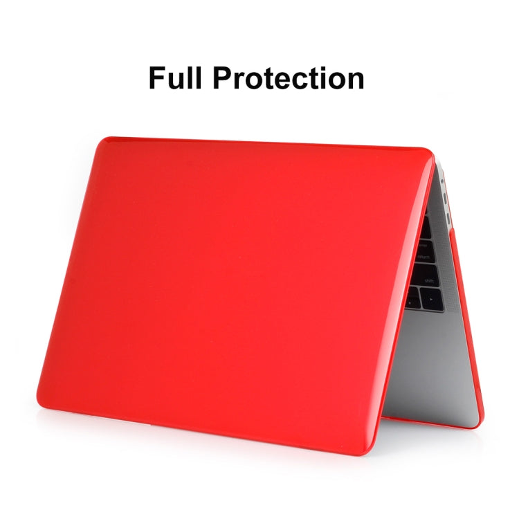 ENKAY Hat-Prince 3 in 1 For MacBook Pro 13 inch A2289 / A2251 (2020) Crystal Hard Shell Protective Case + Europe Version Ultra-thin TPU Keyboard Protector Cover + Anti-dust Plugs Set(Red) - MacBook Pro Cases by ENKAY | Online Shopping South Africa | PMC Jewellery | Buy Now Pay Later Mobicred