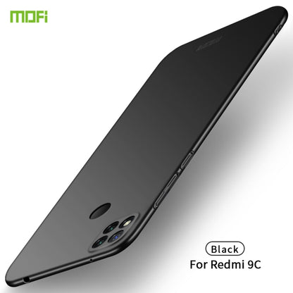 For Xiaomi Redmi 9C MOFI Frosted PC Ultra-thin Hard Case(Black) - Xiaomi Cases by MOFI | Online Shopping South Africa | PMC Jewellery