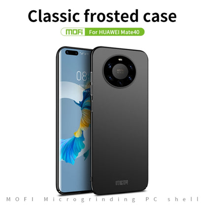 For Huawei Mate 40 MOFI Frosted PC Ultra-thin Hard Case(Gold) - Huawei Cases by MOFI | Online Shopping South Africa | PMC Jewellery