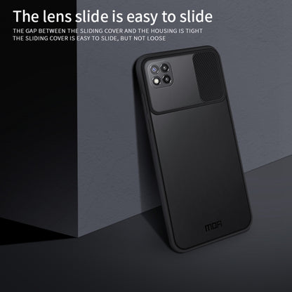 For Xiaomi Poco C3 MOFI Xing Dun Series Translucent Frosted PC + TPU Privacy Anti-glare Shockproof All-inclusive Protective Case(Black) - Xiaomi Cases by MOFI | Online Shopping South Africa | PMC Jewellery