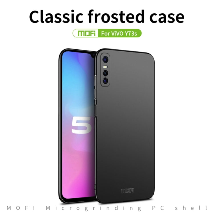 For vivo Y73s MOFI Frosted PC Ultra-thin Hard Case (Black) - vivo Cases by MOFI | Online Shopping South Africa | PMC TechLife | Buy Now Pay Later Mobicred