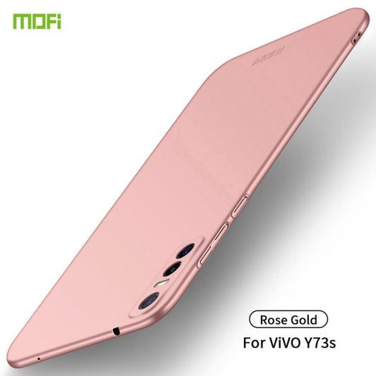 For vivo Y73s MOFI Frosted PC Ultra-thin Hard Case (Rose gold) - vivo Cases by MOFI | Online Shopping South Africa | PMC Jewellery