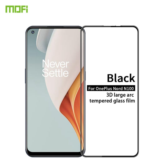 For OnePlus Nord N100 MOFI 9H 3D Explosion-proof Curved Screen Tempered Glass Film - OnePlus Tempered Glass by MOFI | Online Shopping South Africa | PMC Jewellery