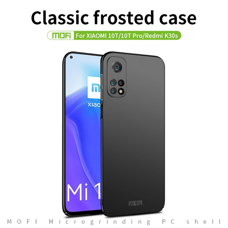 For Xiaomi Mi 10T / 10T Pro / K30S MOFI Frosted PC Ultra-thin Hard C(Gold) - Xiaomi Cases by MOFI | Online Shopping South Africa | PMC Jewellery