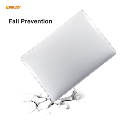 For MacBook Air 13.3 inch A2179 & A2337 2020 ENKAY 3 in 1 Crystal Laptop Protective Case + US Version TPU Keyboard Film + Anti-dust Plugs Set(Transparent) - MacBook Air Cases by WIWU | Online Shopping South Africa | PMC Jewellery | Buy Now Pay Later Mobicred