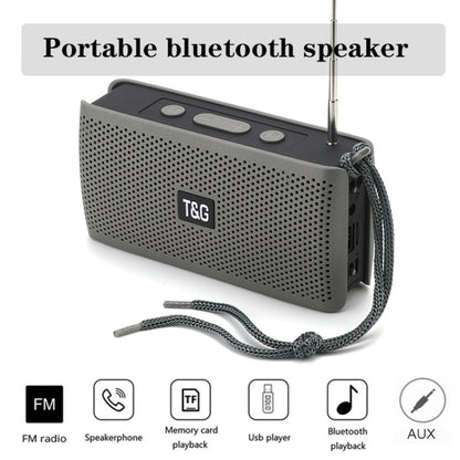 T&G TG282 Portable Bluetooth Speakers with Flashlight, Support TF Card / FM / 3.5mm AUX / U Disk / Hands-free Call(Black) - Desktop Speaker by T&G | Online Shopping South Africa | PMC Jewellery | Buy Now Pay Later Mobicred