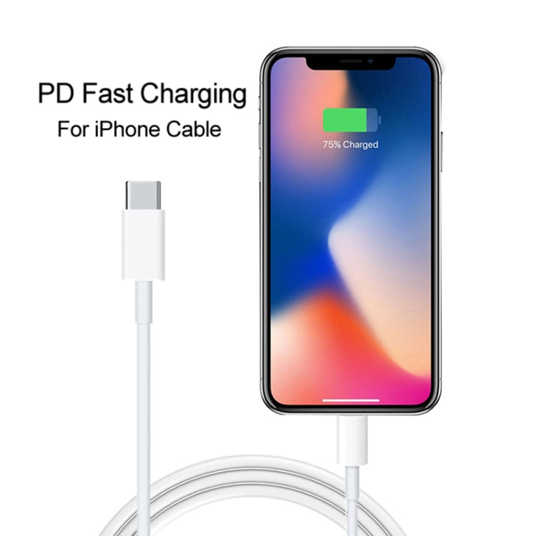 A2344 20W PD 3.0 Type-C / USB-C Folding Travel Charger + USB-C / Type-C to 8 Pin Fast Charging Data Cable Set, UK Plug, Length: 2m - USB Charger by PMC Jewellery | Online Shopping South Africa | PMC Jewellery | Buy Now Pay Later Mobicred