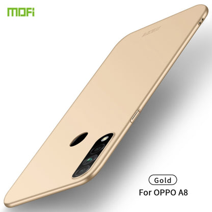 For OPPO A8 MOFI Frosted PC Ultra-thin Hard Case(Gold) - OPPO Cases by MOFI | Online Shopping South Africa | PMC Jewellery