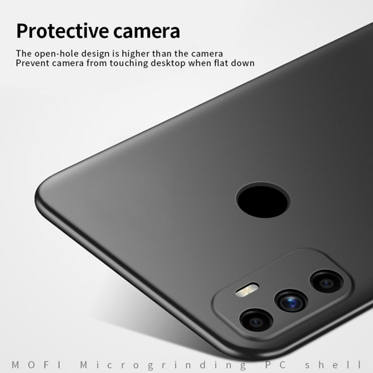 For OPPO A32 / A52 MOFI Frosted PC Ultra-thin Hard Case(Black) - free shipping - PMC TechLife - Order now!
