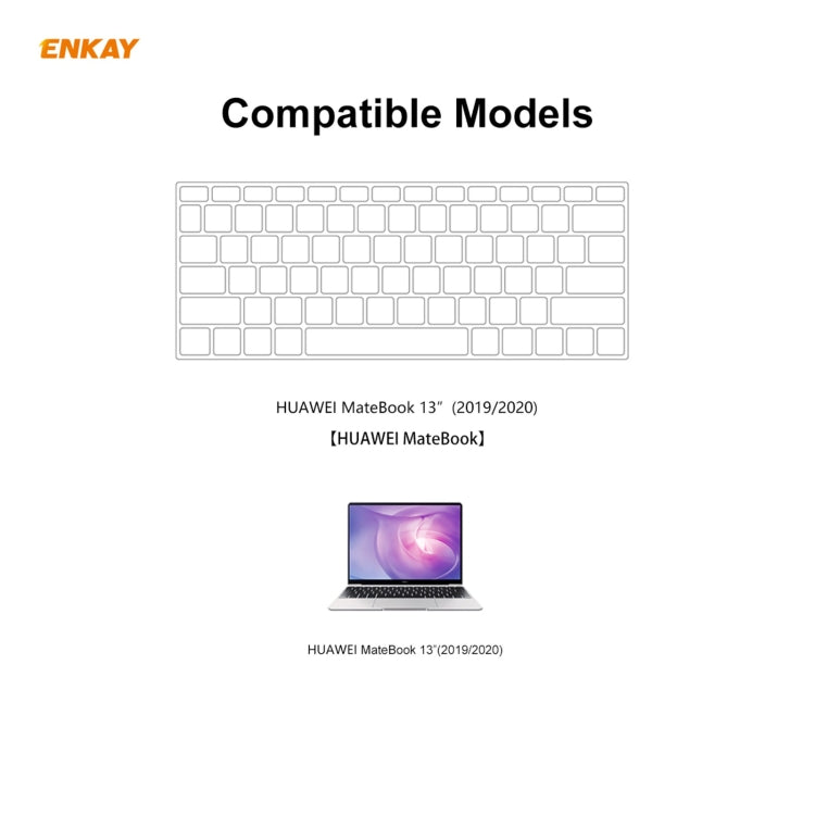 ENKAY Ultrathin Soft TPU Keyboard Protector Film For Huawei MateBook 13 inch, US Version - Keyboard Protector by ENKAY | Online Shopping South Africa | PMC Jewellery | Buy Now Pay Later Mobicred