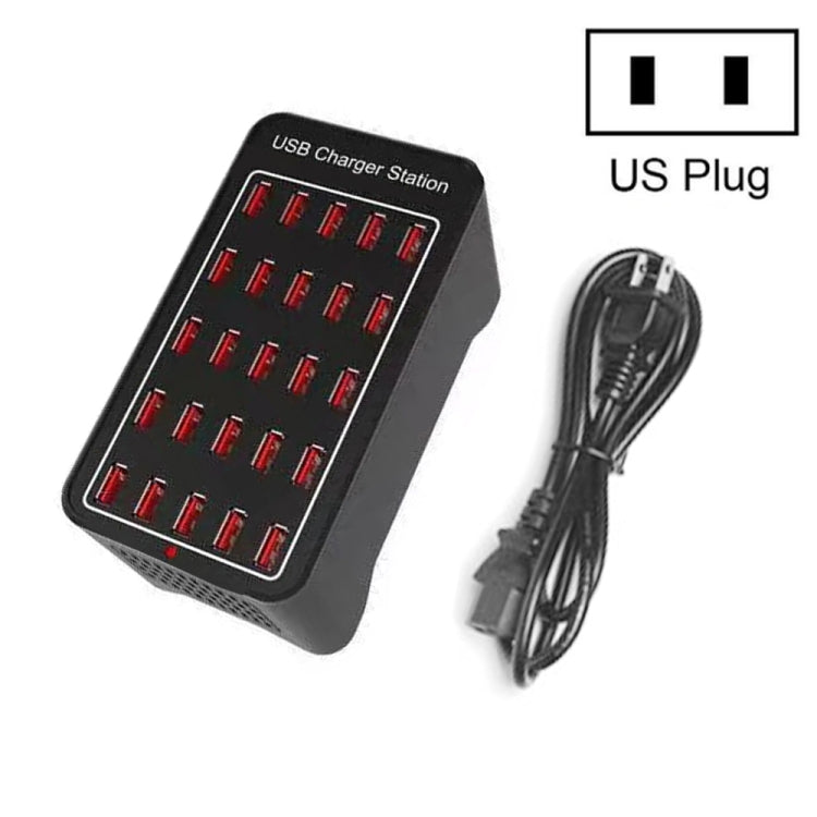 150W 25 USB Ports Fast Charger Station Smart Charger, AC 110-240V, Plug Size:US Plug - Multifunction Charger by PMC Jewellery | Online Shopping South Africa | PMC Jewellery | Buy Now Pay Later Mobicred