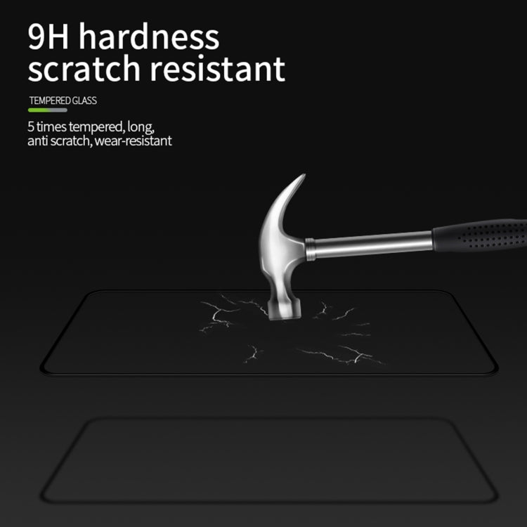 For Huawei P50 MOFI 9H 3D Explosion-proof Curved Screen Tempered Glass Film(Black) - Huawei Tempered Glass by MOFI | Online Shopping South Africa | PMC TechLife