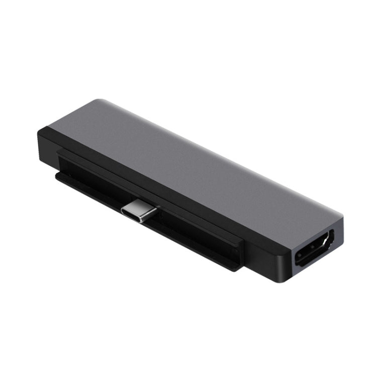 6 in 1 Type-C to HDMI/PD/USB3.0/Audio/SD&TF Card Reader HUB Converter for iPad Pro - USB HUB by PMC Jewellery | Online Shopping South Africa | PMC Jewellery | Buy Now Pay Later Mobicred