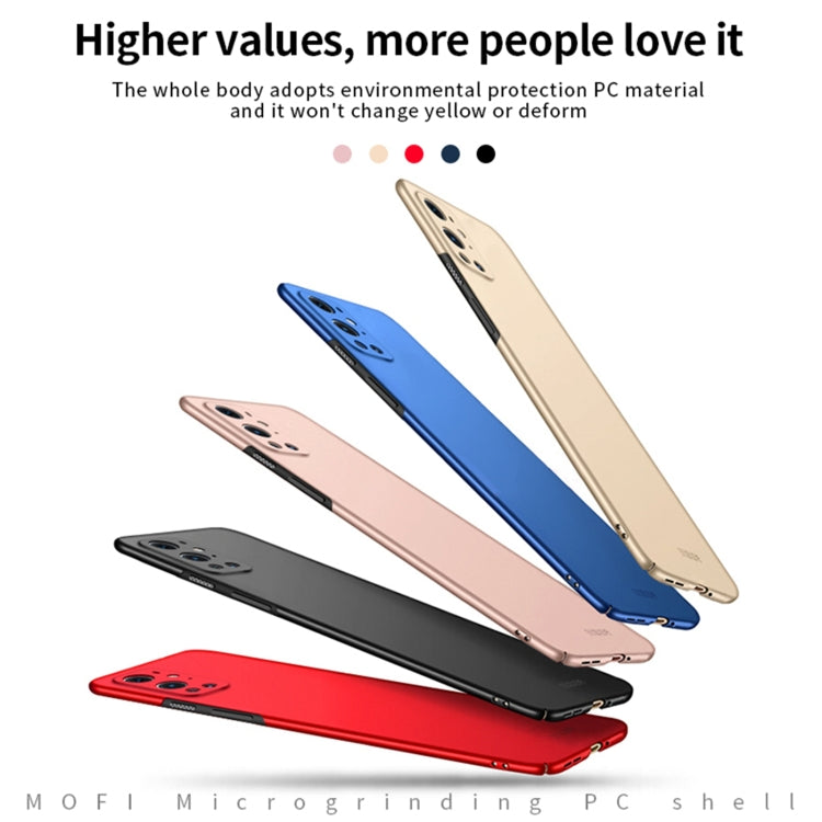 For OnePlus 9 Pro MOFI Frosted PC Ultra-thin Hard Case(Black) - OnePlus Cases by MOFI | Online Shopping South Africa | PMC TechLife | Buy Now Pay Later Mobicred
