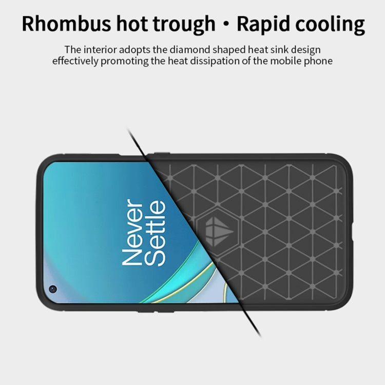 For OnePlus 9 Pro MOFI Gentleness Series Brushed Texture Carbon Fiber Soft TPU Case(Black) - OnePlus Cases by MOFI | Online Shopping South Africa | PMC TechLife | Buy Now Pay Later Mobicred