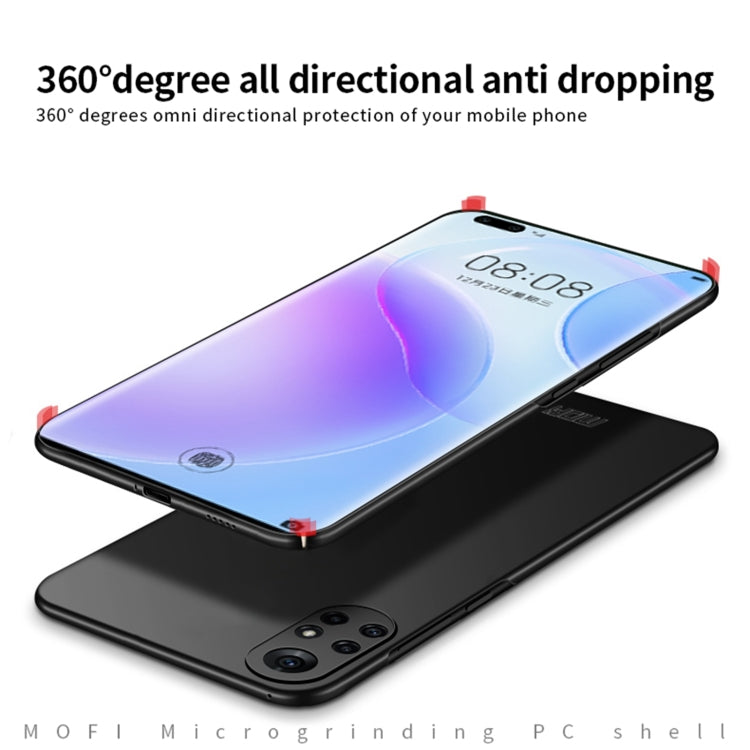 For Huawei Nova 8 Pro MOFI Frosted PC Ultra-thin Hard Case(Blue) - Huawei Cases by MOFI | Online Shopping South Africa | PMC TechLife | Buy Now Pay Later Mobicred