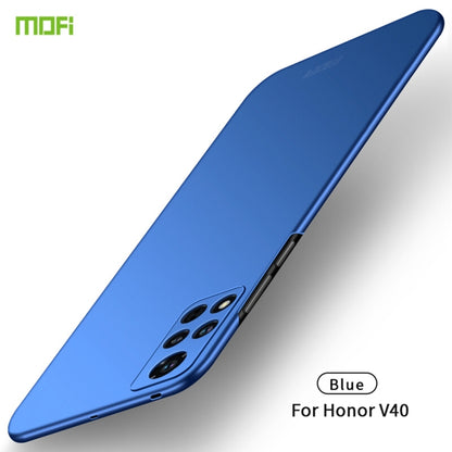 For Honor V40 MOFI Frosted PC Ultra-thin Hard Case(Blue) - Honor Cases by MOFI | Online Shopping South Africa | PMC Jewellery