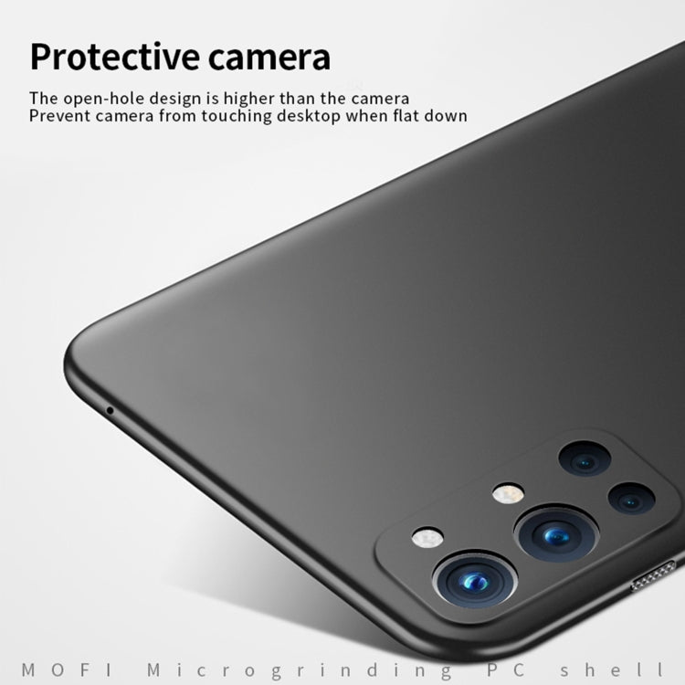 For OnePlus 9R MOFI Frosted PC Ultra-thin Hard Case(Black) - OnePlus Cases by MOFI | Online Shopping South Africa | PMC TechLife