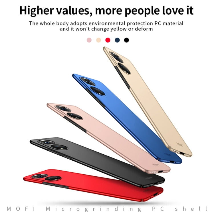 For Honor 50 Pro MOFI Frosted PC Ultra-thin Hard Case(Red) - Honor Cases by MOFI | Online Shopping South Africa | PMC TechLife | Buy Now Pay Later Mobicred