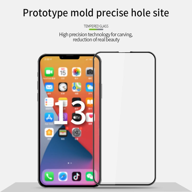 For iPhone 13 mini MOFI 9H 3D Explosion-proof Curved Screen Tempered Glass Film (Black) - iPhone 13 mini Tempered Glass by MOFI | Online Shopping South Africa | PMC TechLife