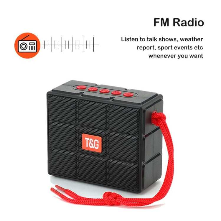 T&G TG311 LED Flashlight Portable Bluetooth Speaker, Support TF Card / FM / 3.5mm AUX / U Disk(Blue) - free shipping - PMC Jewellery - Order now!