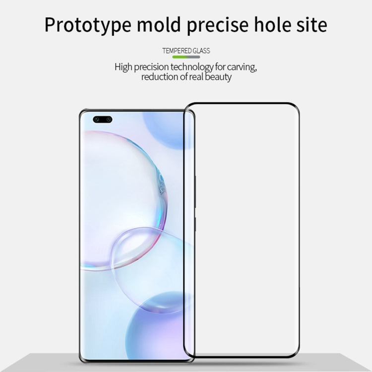 For Honor 50 Pro MOFI 9H 3D Explosion-Proof Hot Bending Full Screen Tempered Glass Film(Black) - Honor Tempered Glass by MOFI | Online Shopping South Africa | PMC Jewellery | Buy Now Pay Later Mobicred